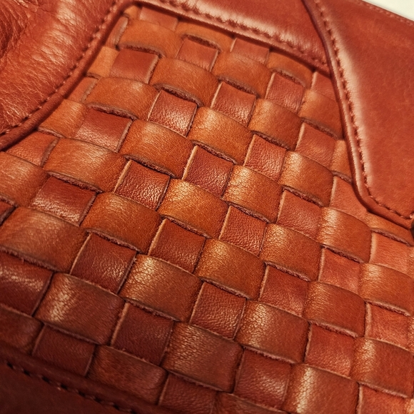 So Rachel by Longaberger Dark Dusty Rose Leather Purse - Picture 8 of 14